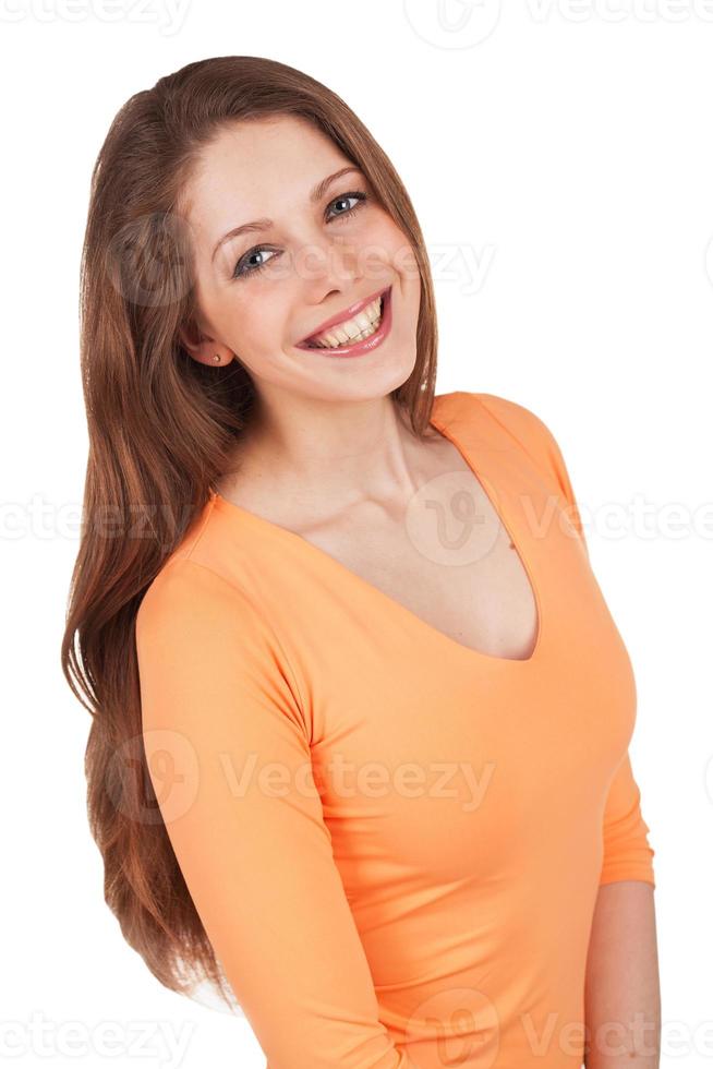 Beautiful happy woman photo