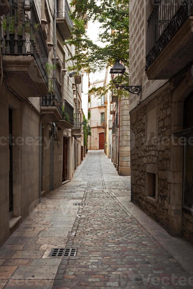 calles estrechas en el casco antiguo foto