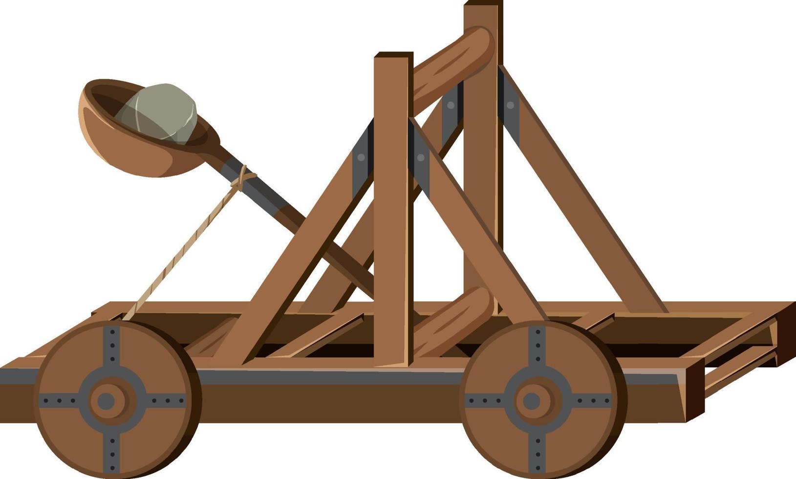 A medieval historical cannon vector