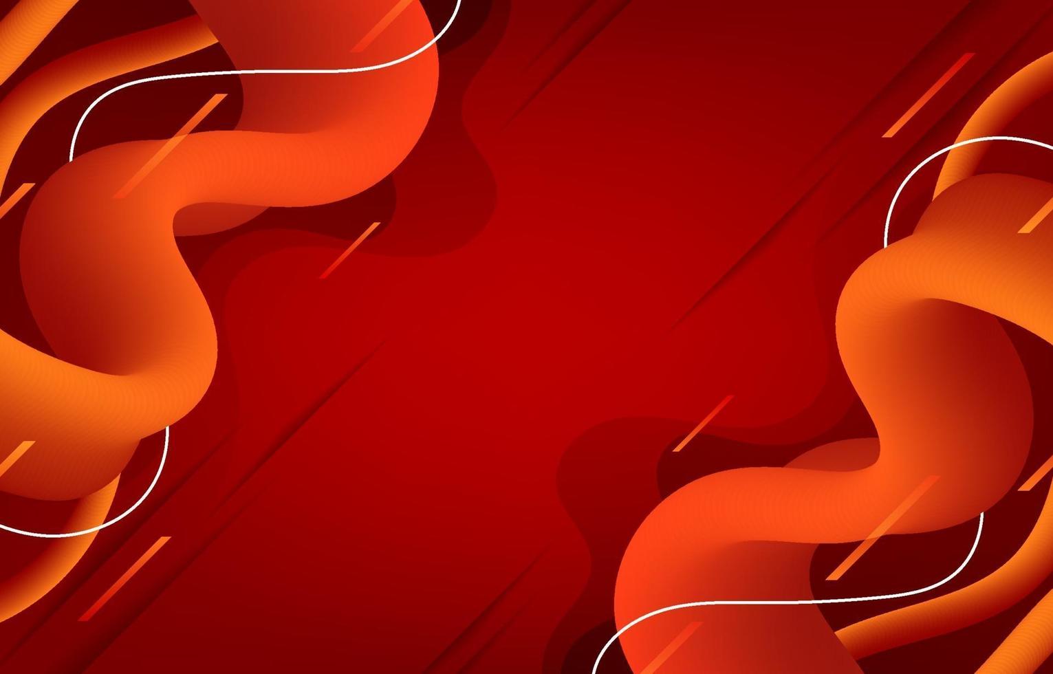 Modern Red Fluid Background vector
