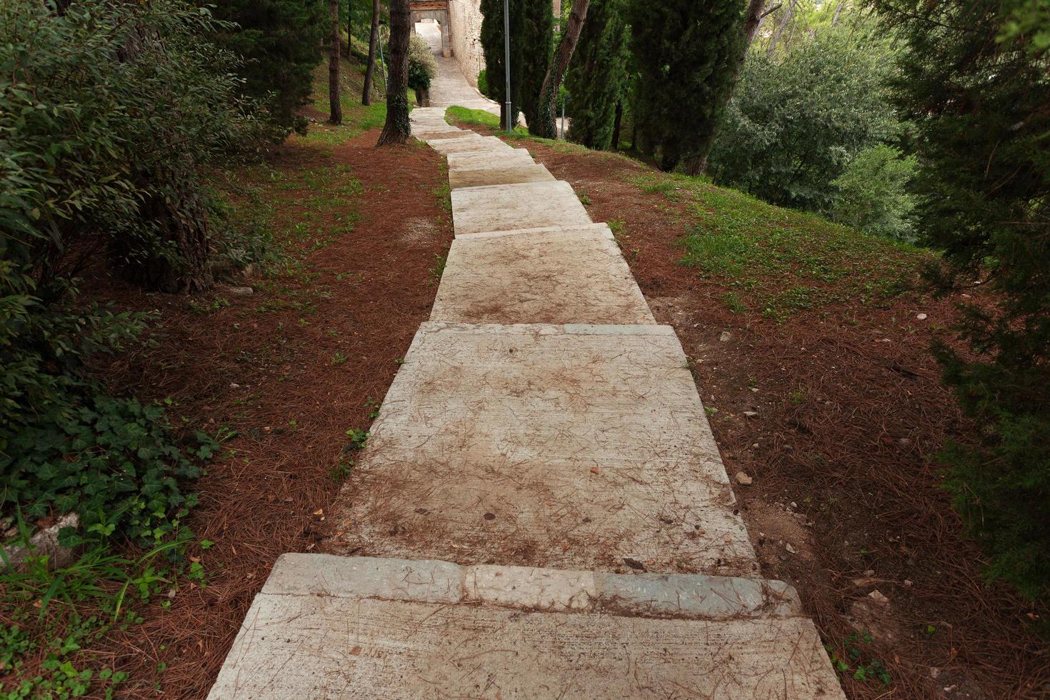 Long ancient stone photo