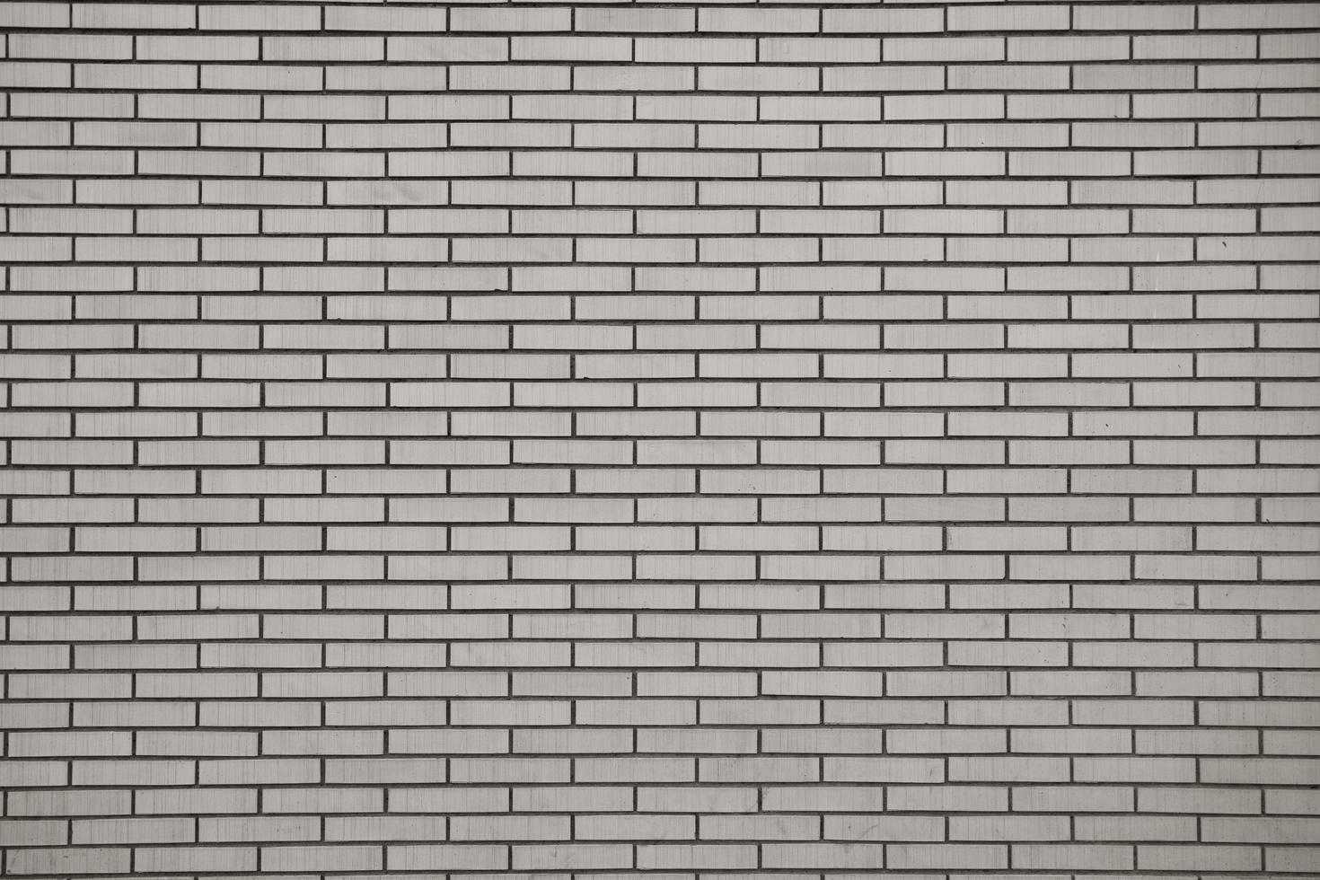 Brick wall, built of flat bricks photo