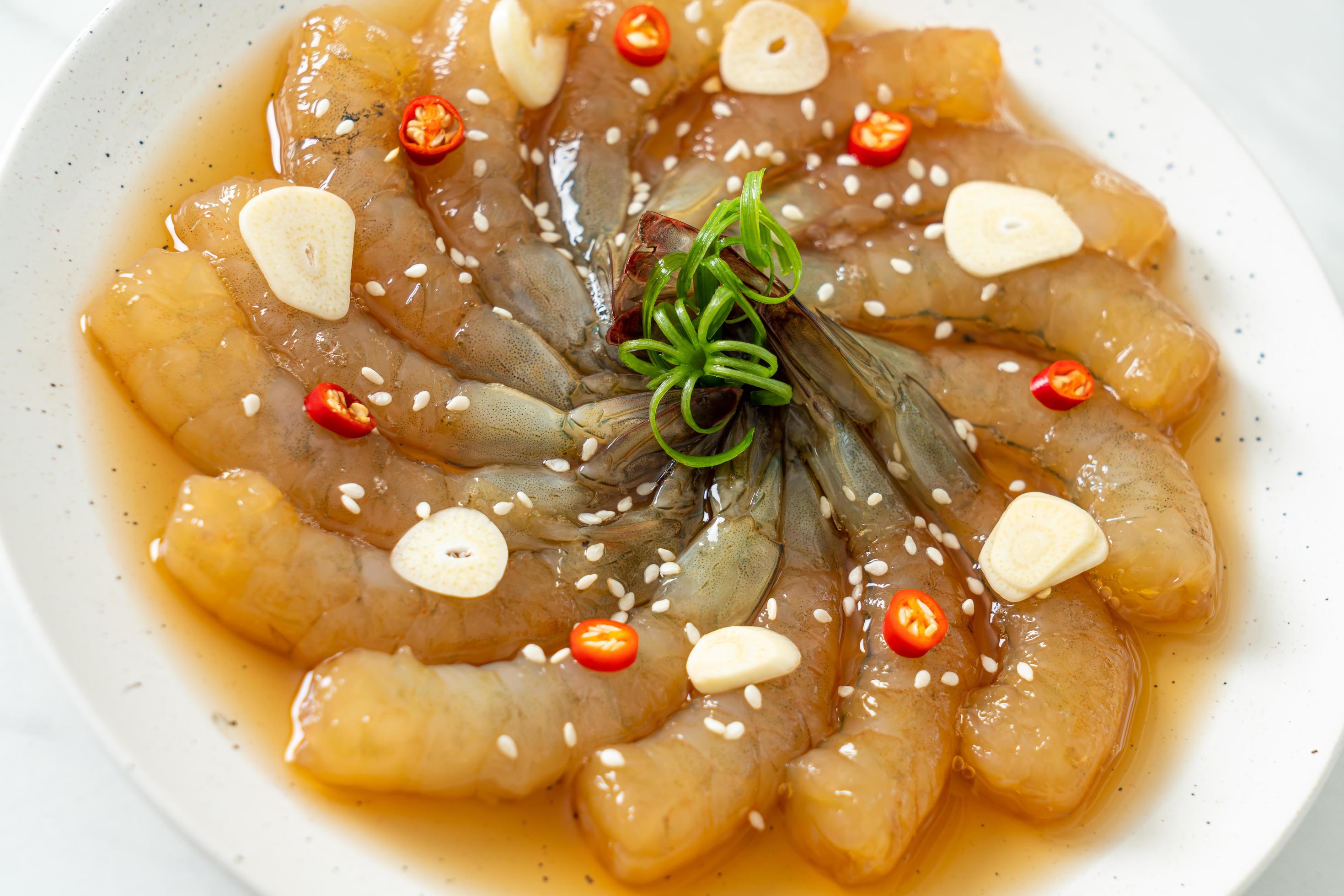 Korean Style Pickled Prawns or Korean Soy Sauce Pickled Shrimp 3427545
