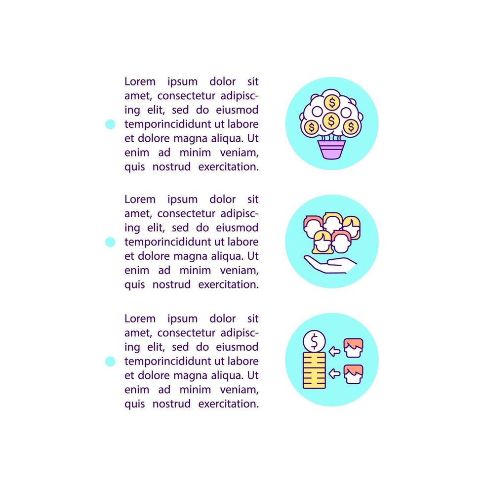 80 percent of profit from 20 percent of clients icons with text vector
