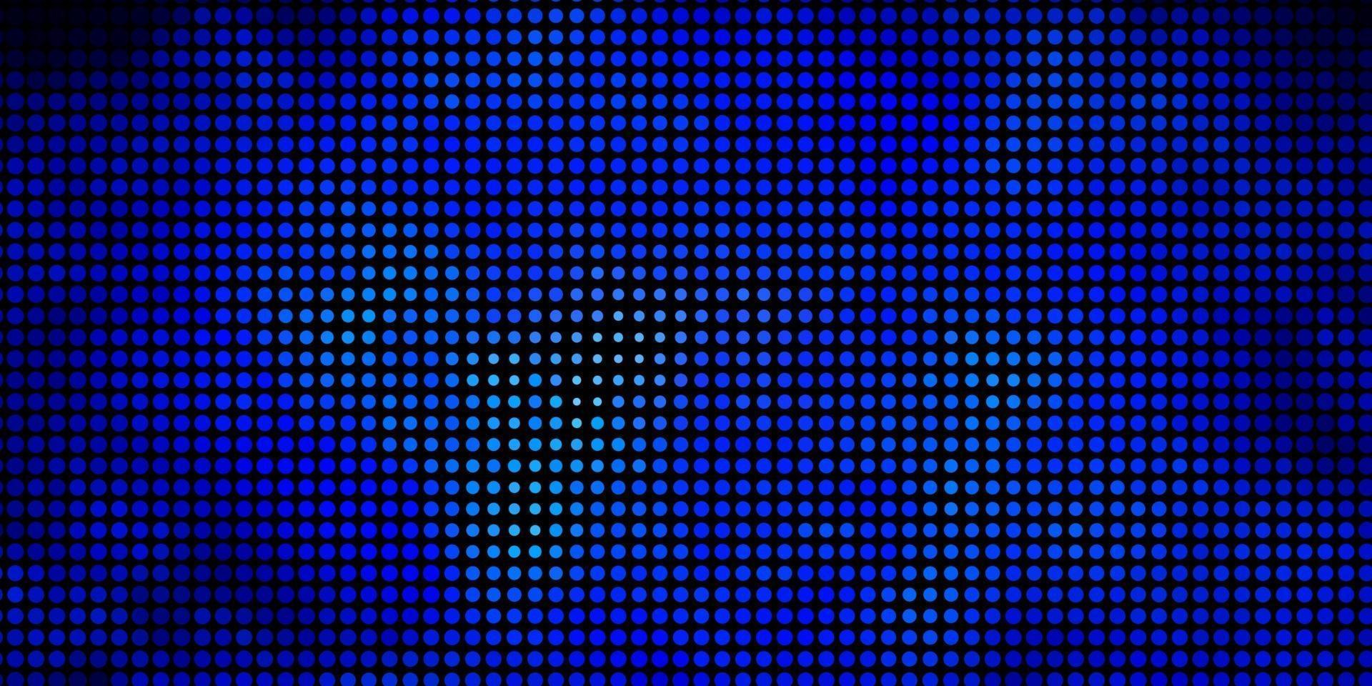 Dark BLUE vector pattern with spheres.