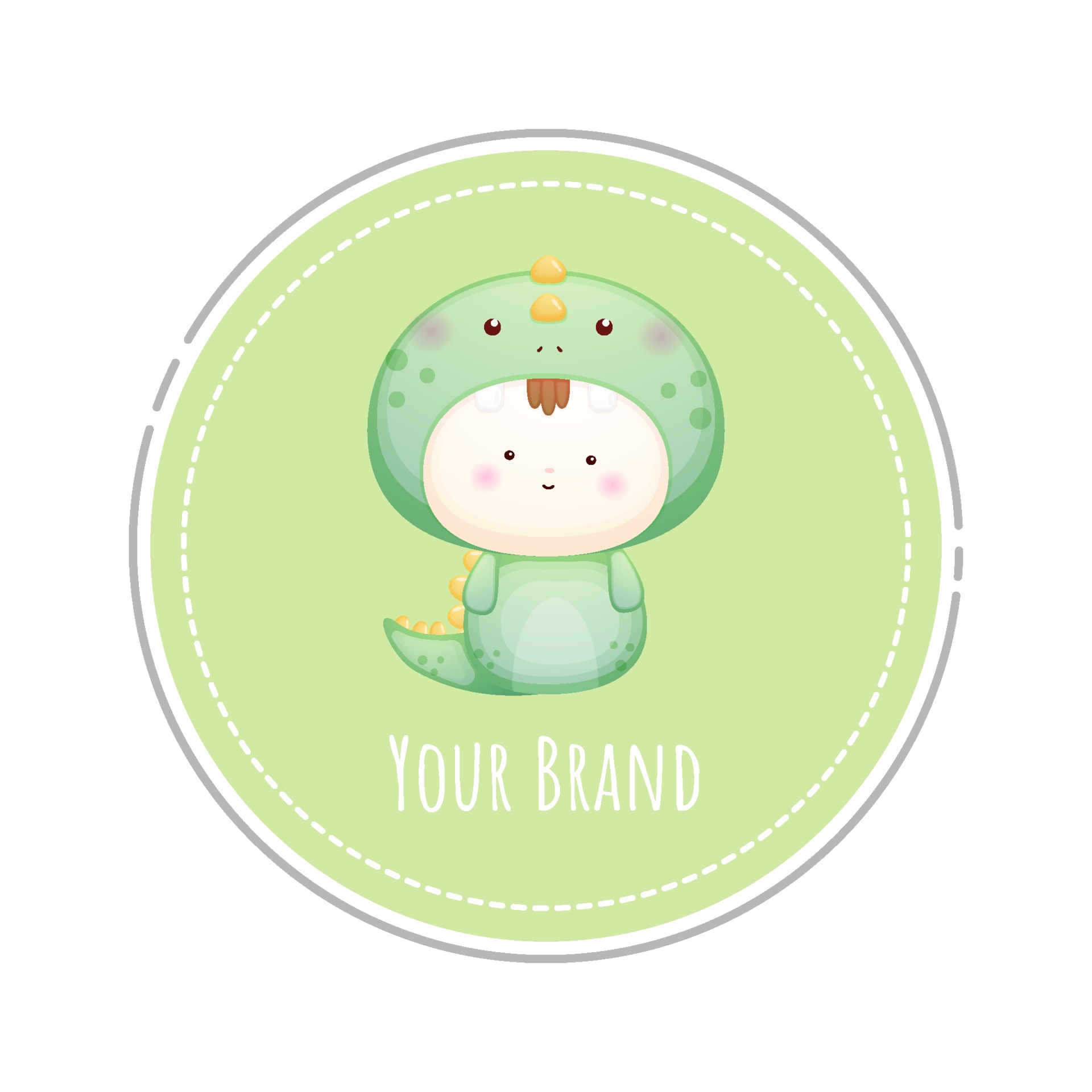 Premium Vector  Cute baby dino cartoon