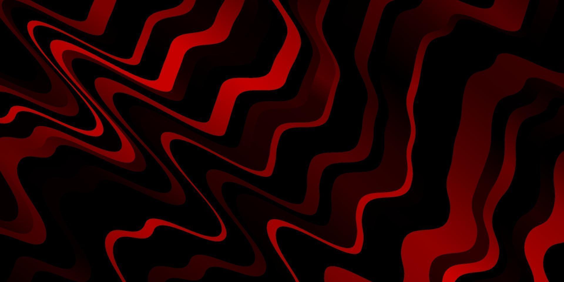 Dark Red vector template with curves.