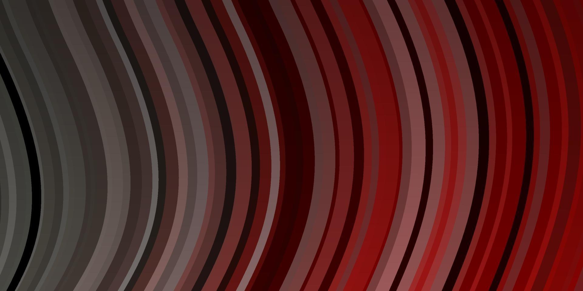 Dark Red vector backdrop with bent lines.