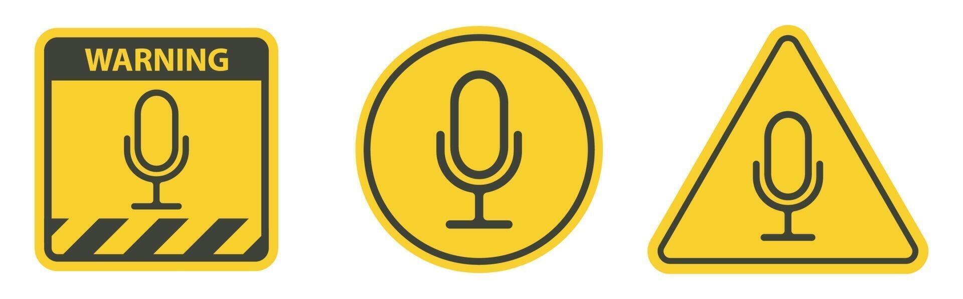 Microphone Icon Symbol vector