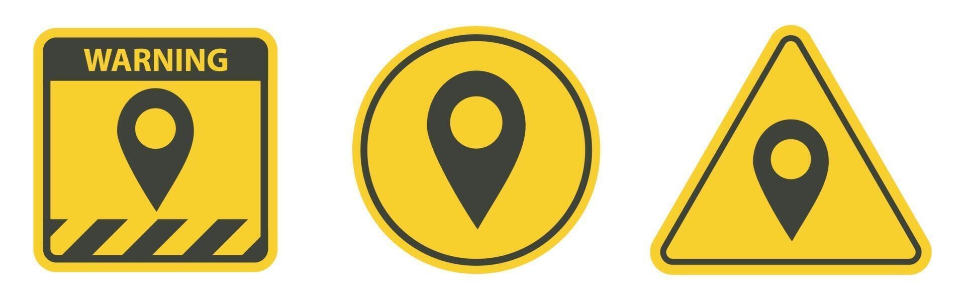 Location Icon Sign Isolate on white Background,Vector Illustration vector