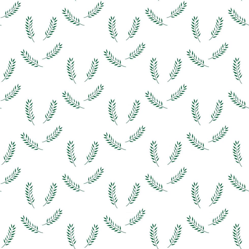 Branches, leaves, herbs, plants. Beautiful pattern seamless vector