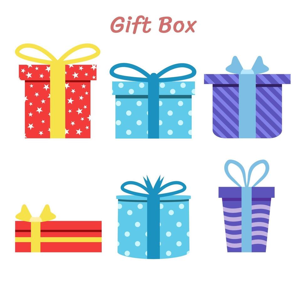 cajas de regalo de ilustración vectorial vector