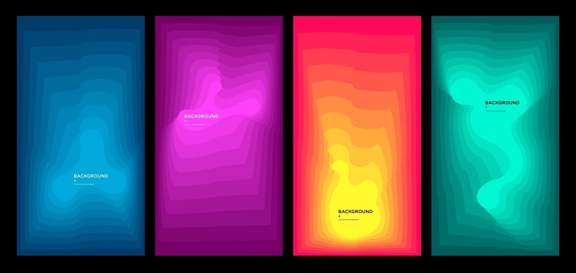 Vector Colorful Gradient Geometric Background Banner