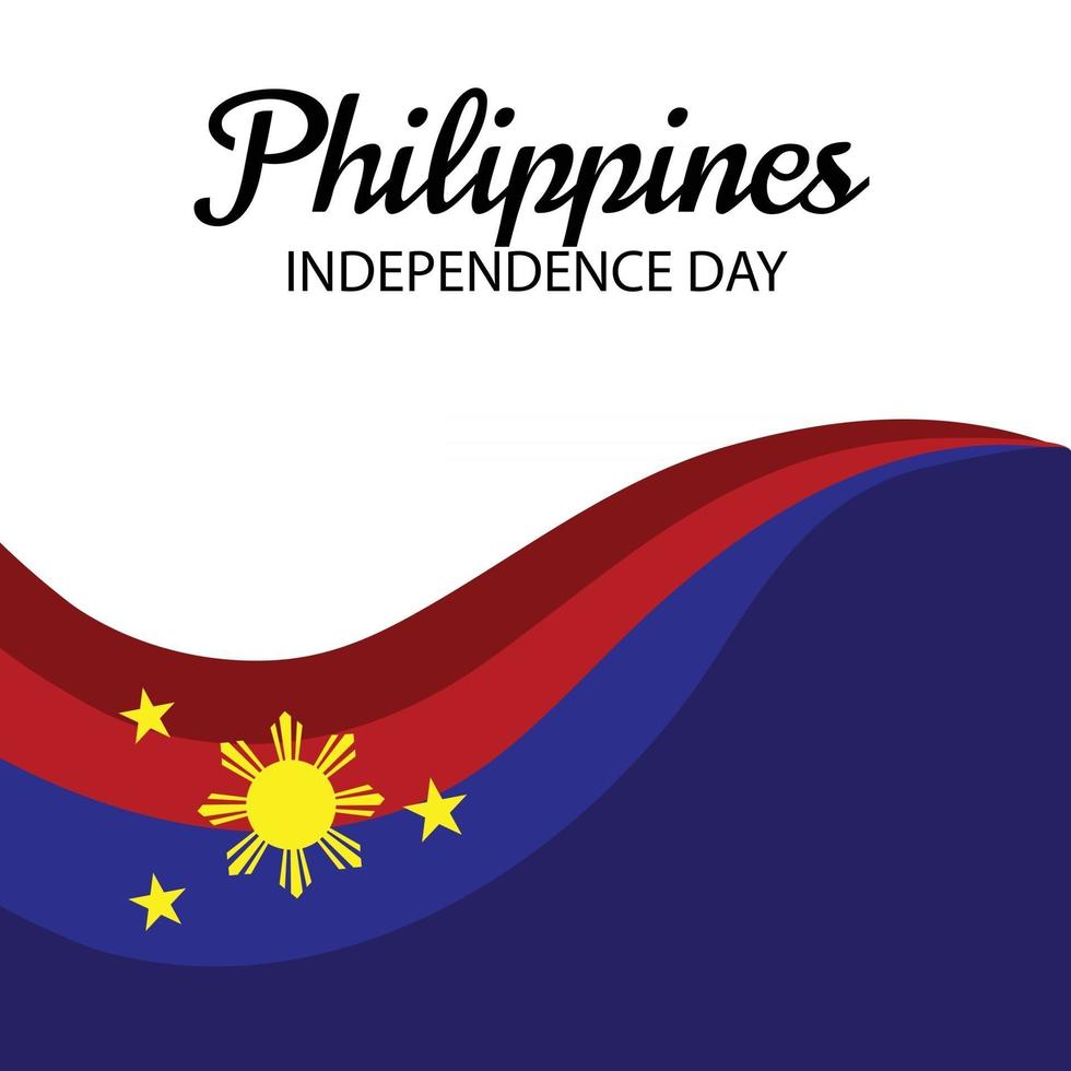 Día de la Independencia de Filipinas vector