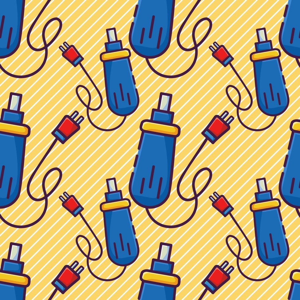 mini grinder tool seamless pattern illustration vector