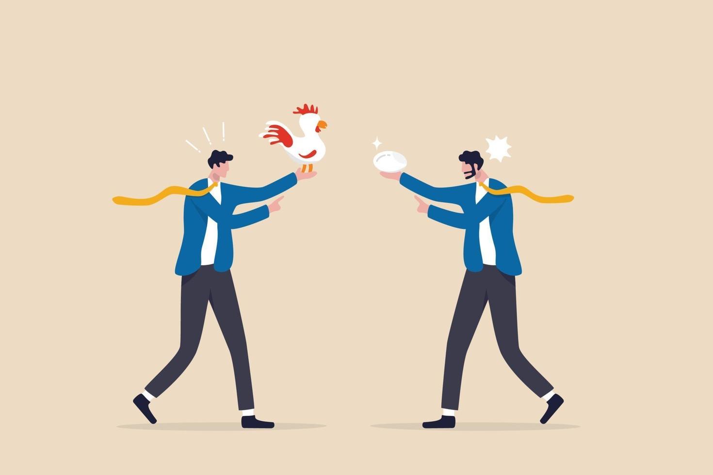Business argument, conflict or disagreement, wasted meeting time vector