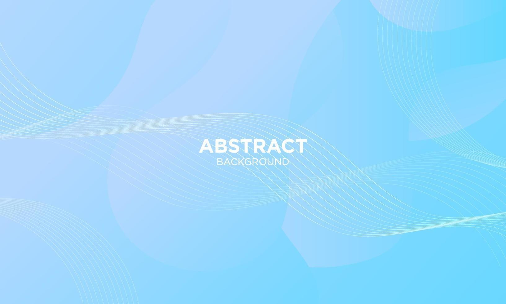 Abstract Blue Fluid Wave Background vector