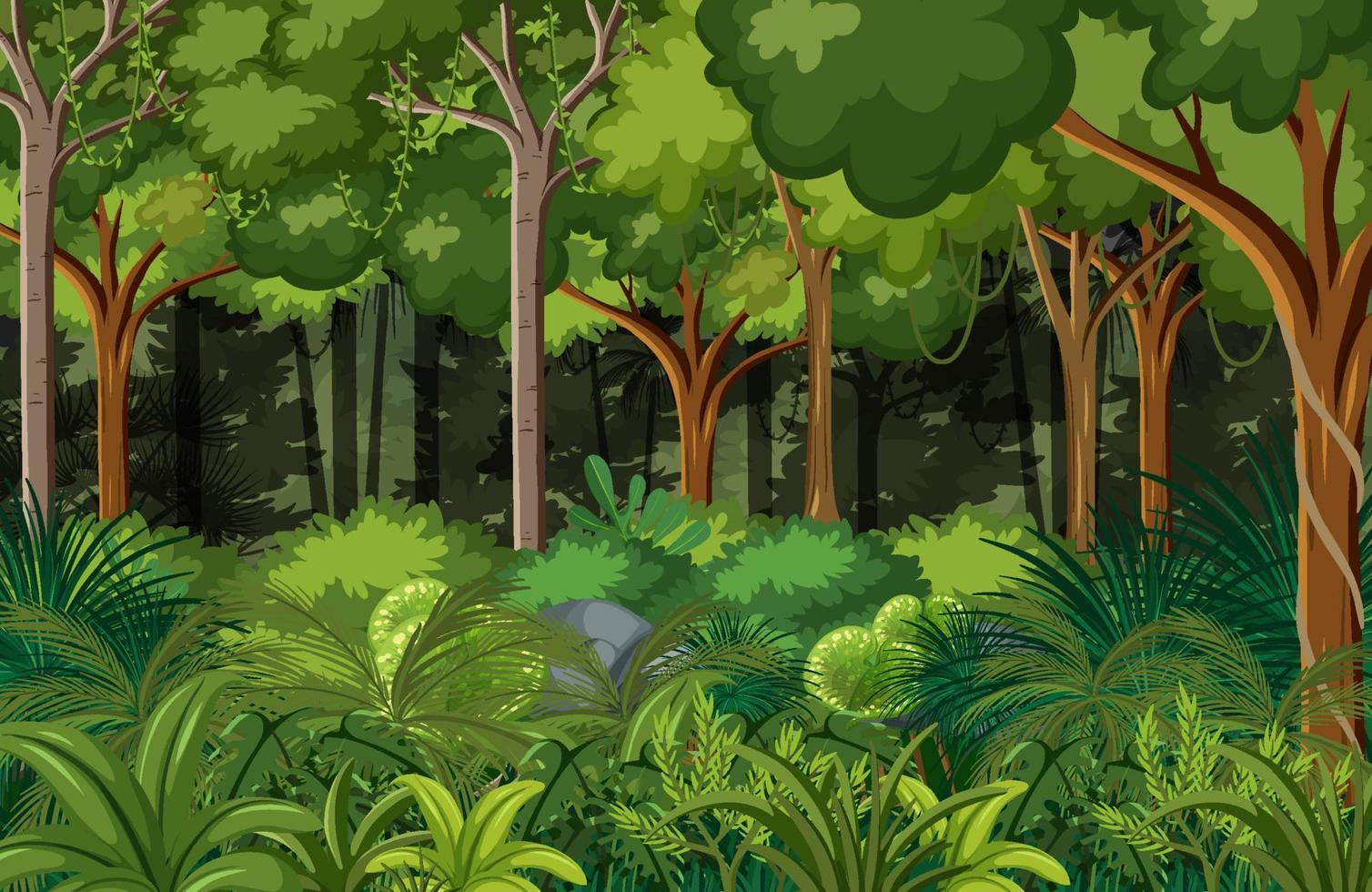 fondo de paisaje de bosque de naturaleza vector