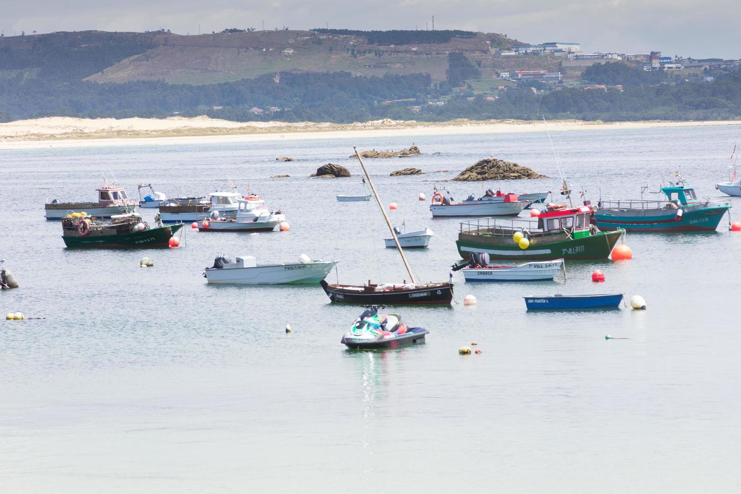 Corrubedo, a small fishing village in the community of Galicia, Spain. photo