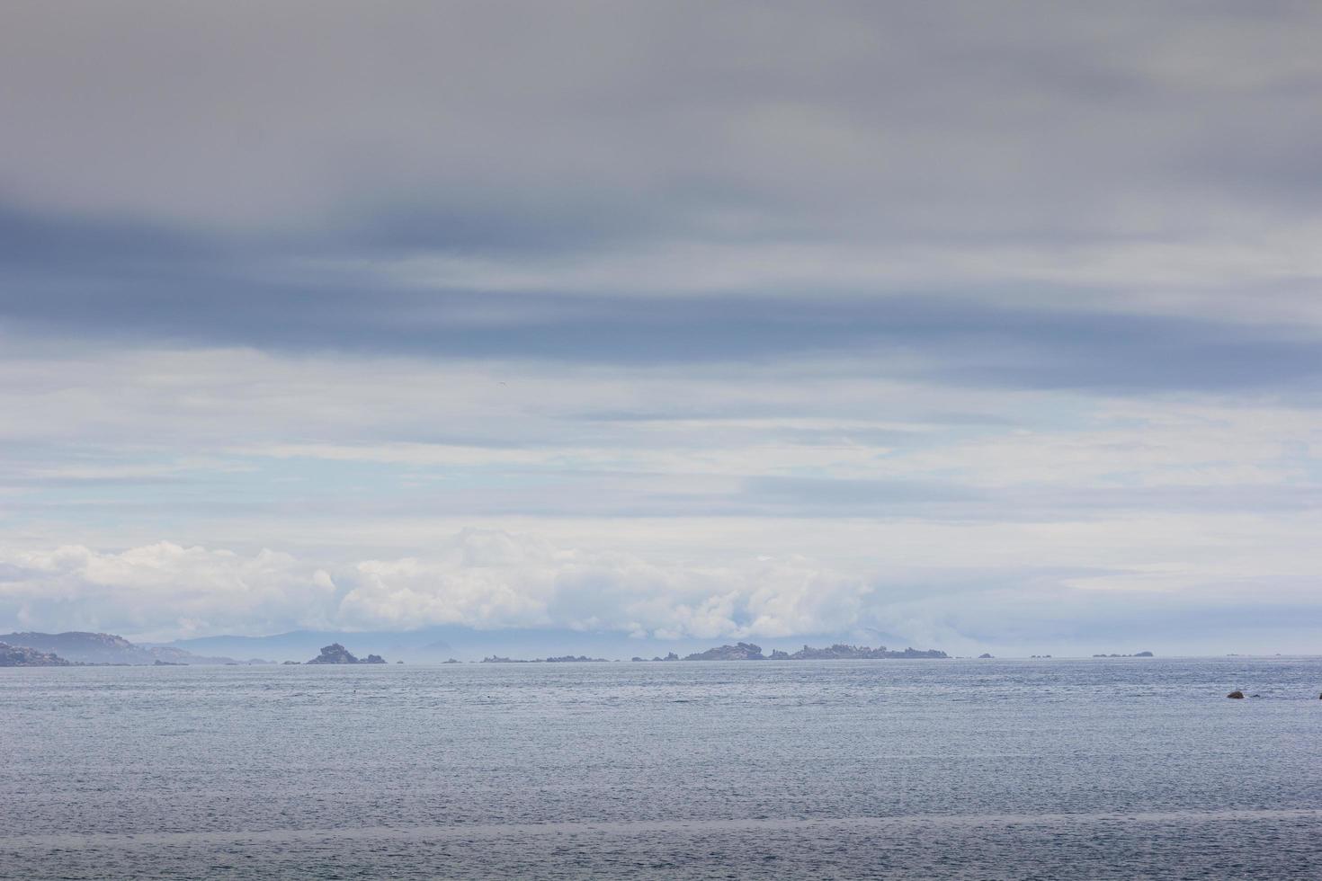 Cloudy day in the Atlantic Ocean, tranquility, reflection photo