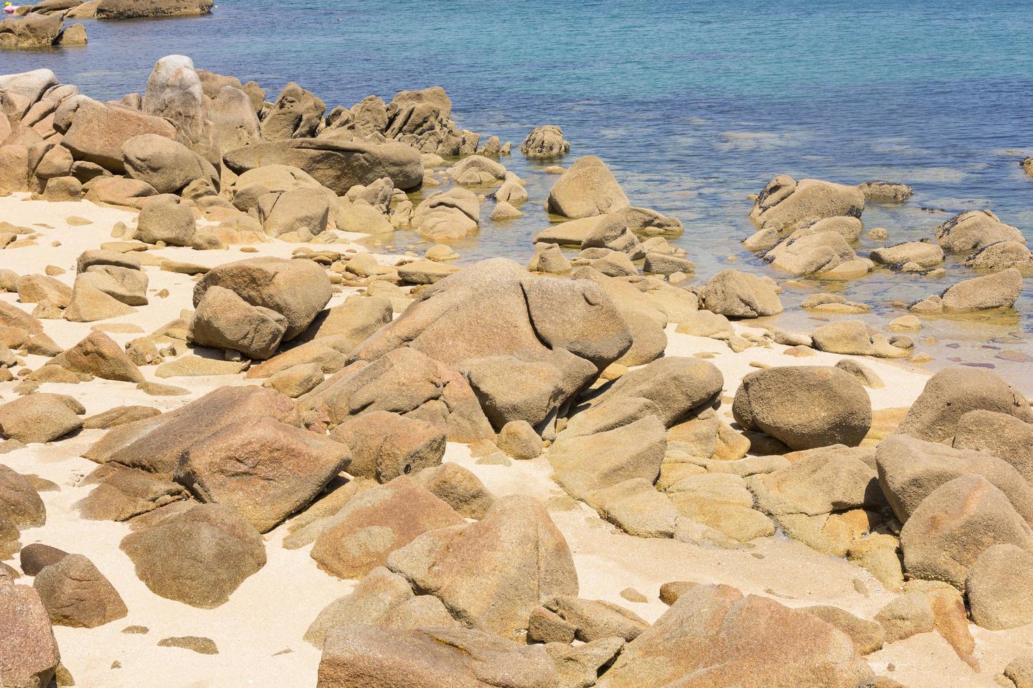 Marine views of the Atlantic ocean, Galicia, Spain photo