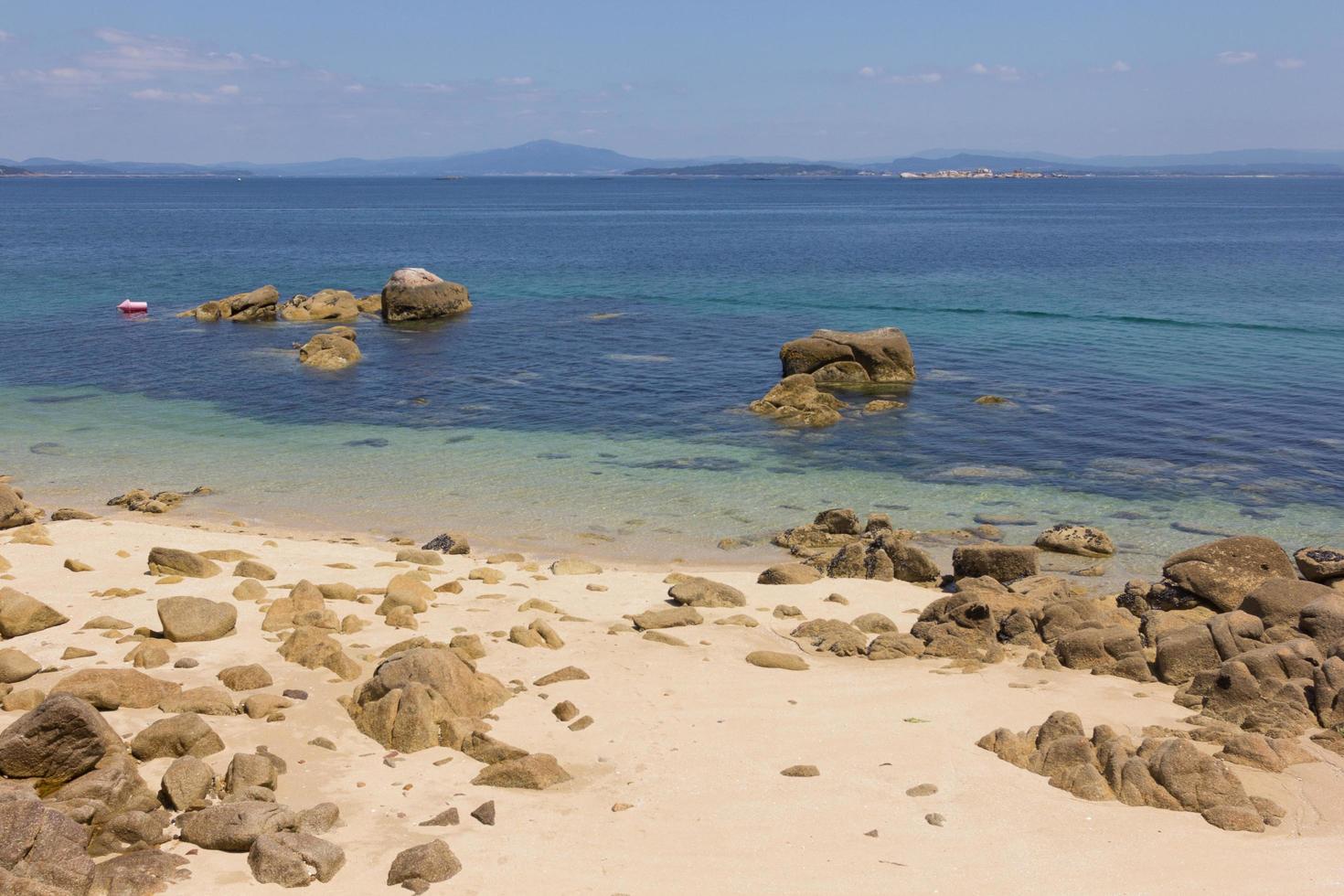 Marine views of the Atlantic ocean, Galicia, Spain photo