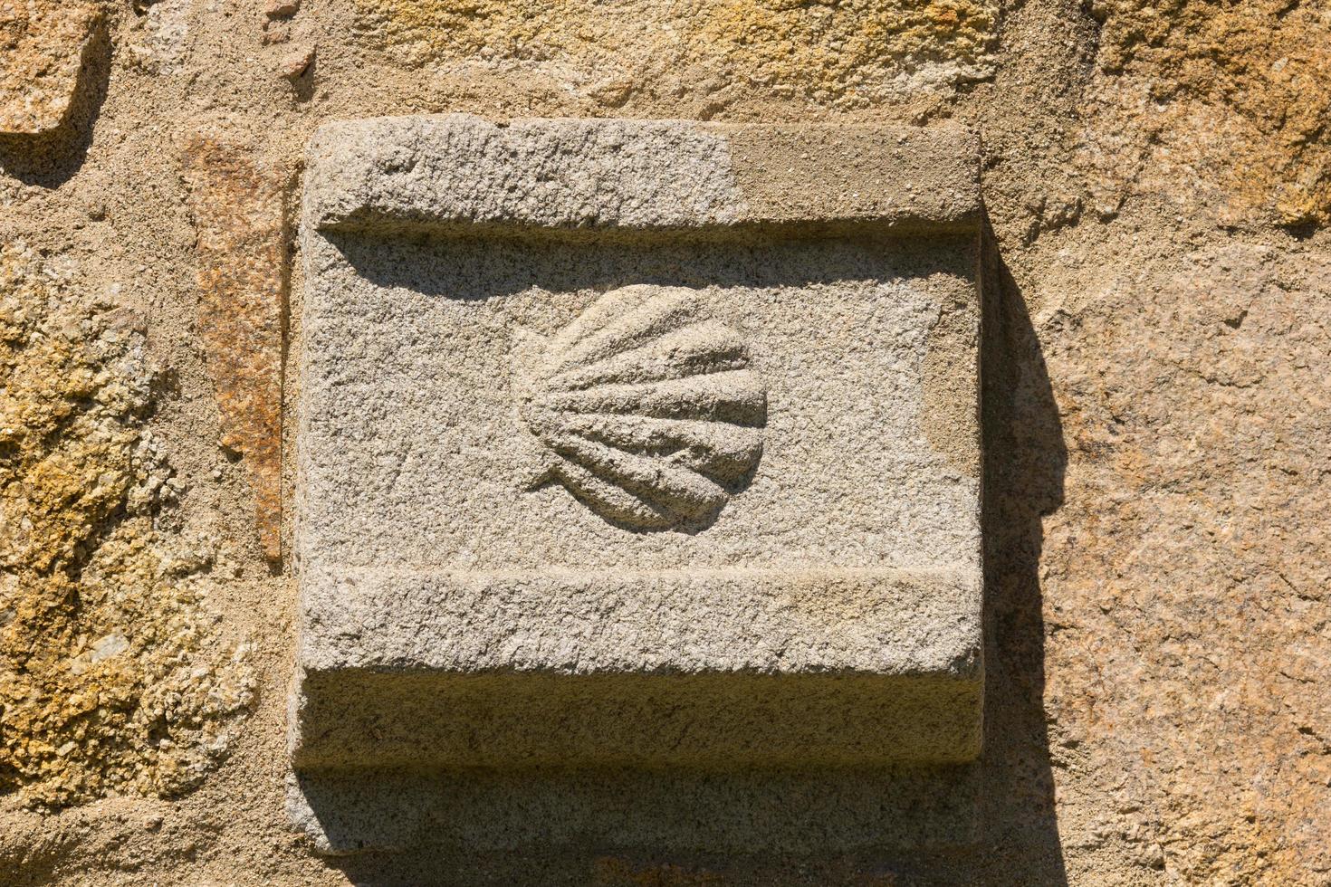 signo del camino de santiago foto