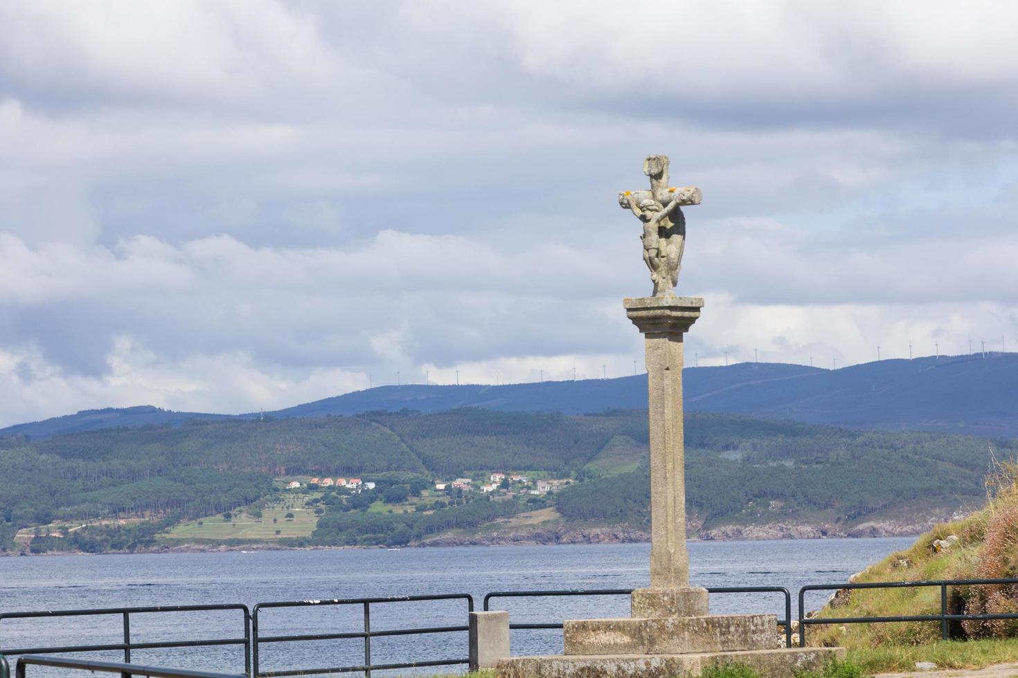 Religious figures of stones photo