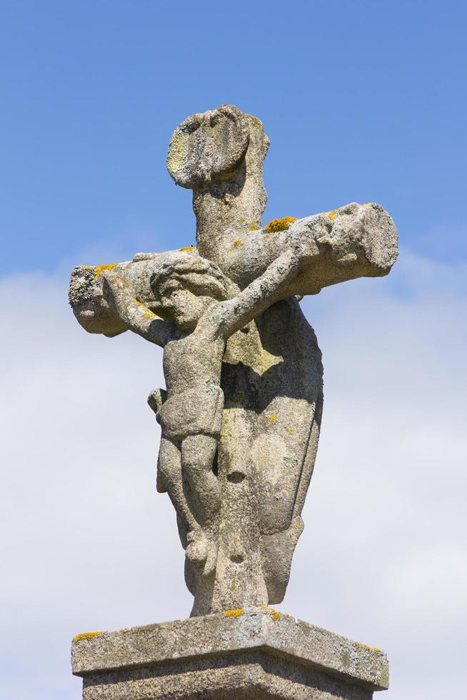 Religious figures of stones photo