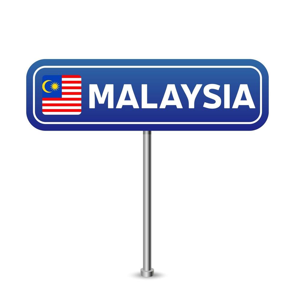 malaysia road sign vector