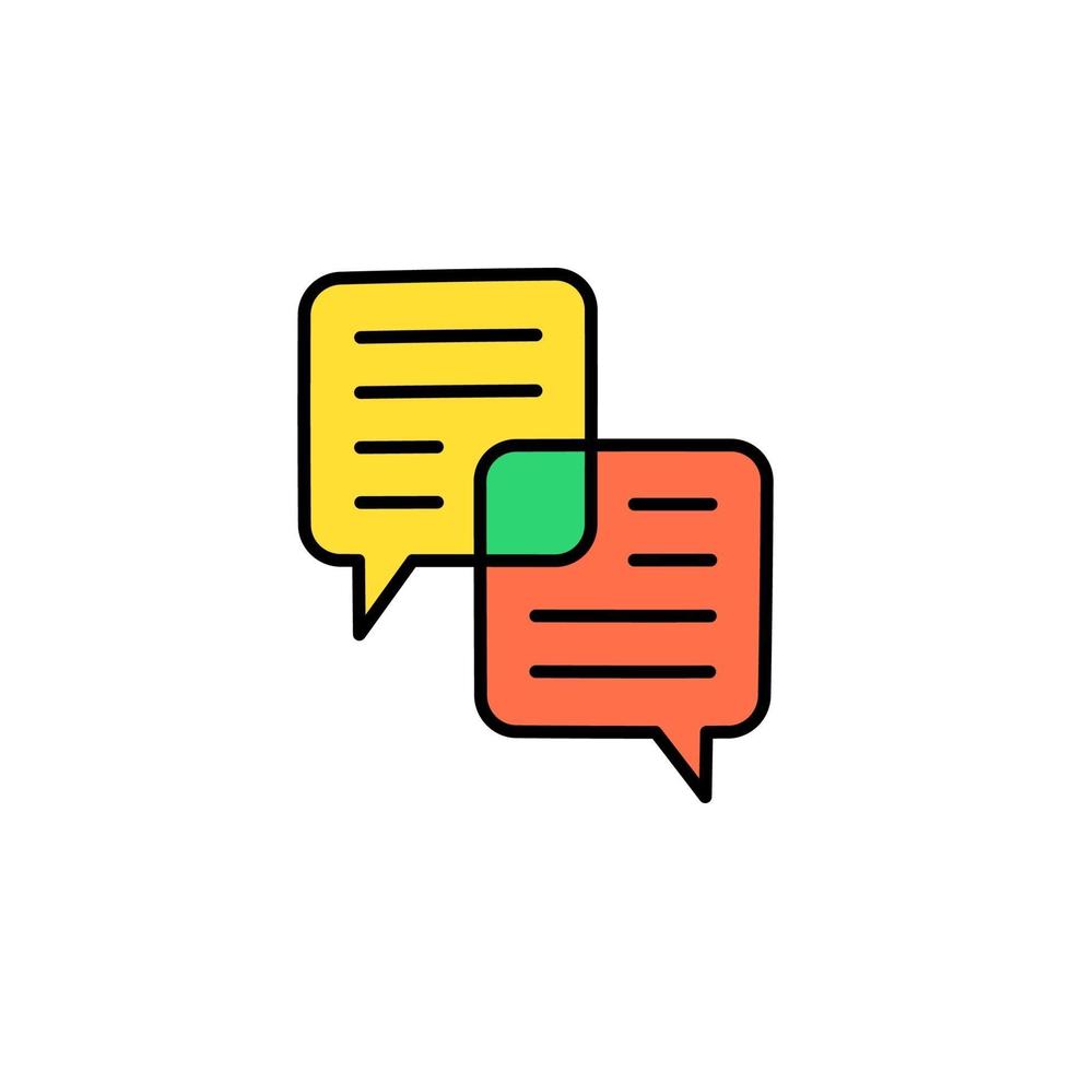 chat talk icon vector
