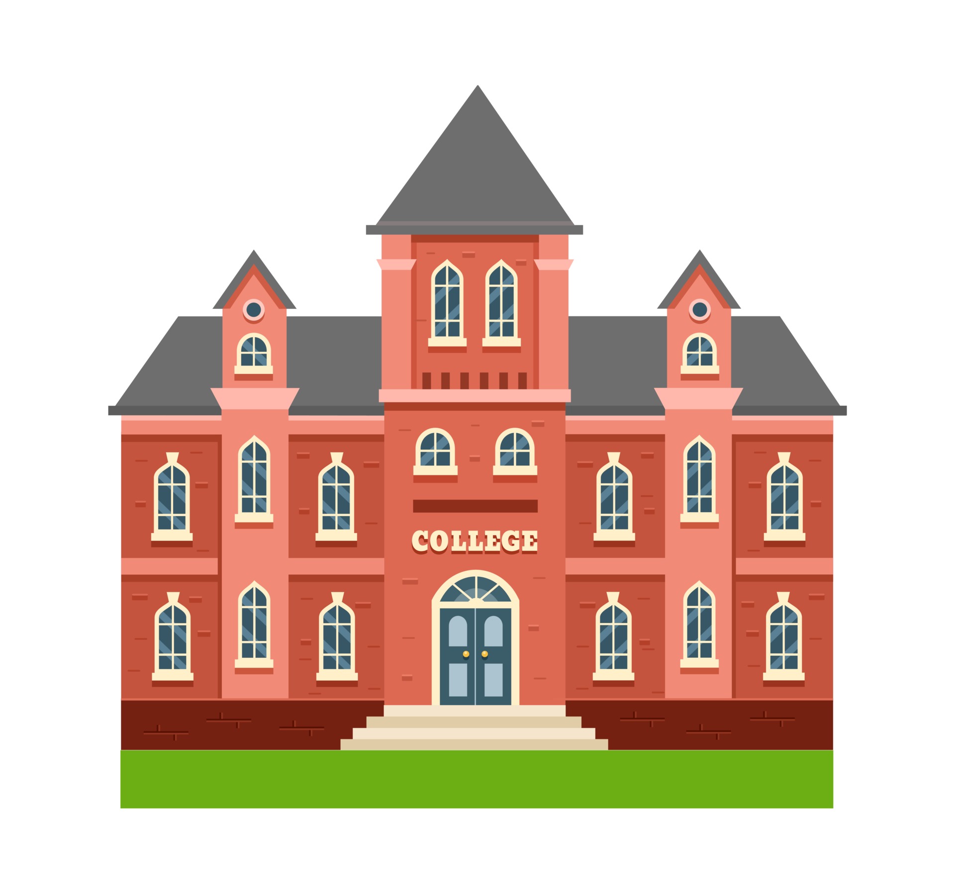 college building clip art