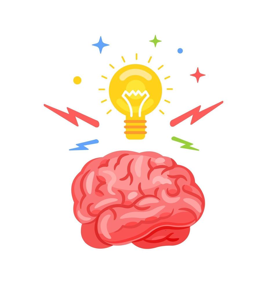 Brainstorm. Creative idea icon. vector