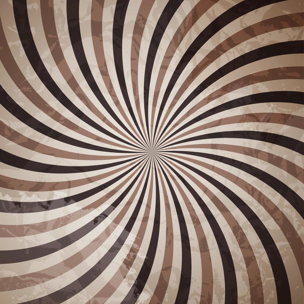 Coffee abstract hypnotic background. vector illustration