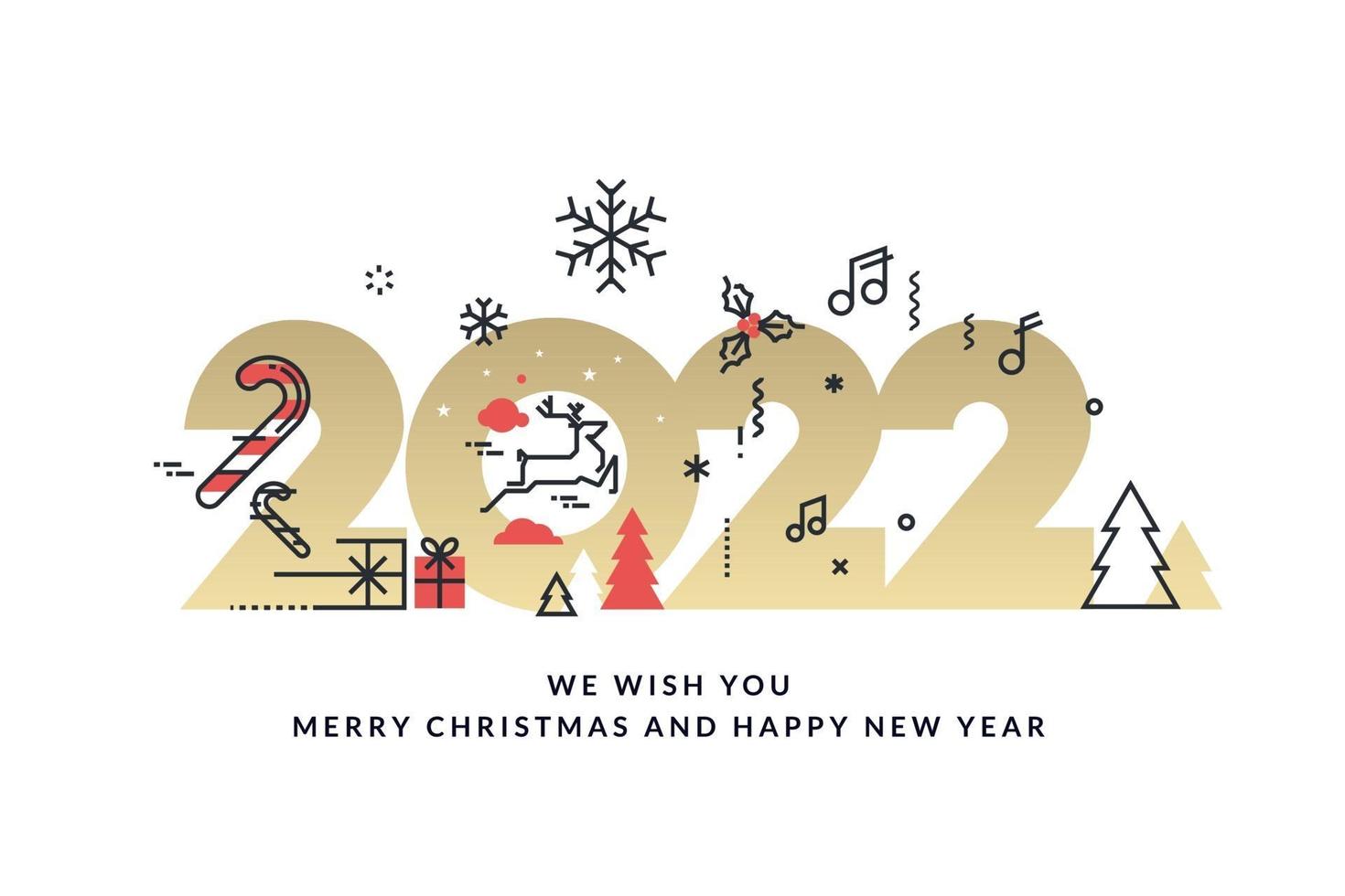 merry-christmas-and-happy-new-year-2022-greeting-card-3433082-vector