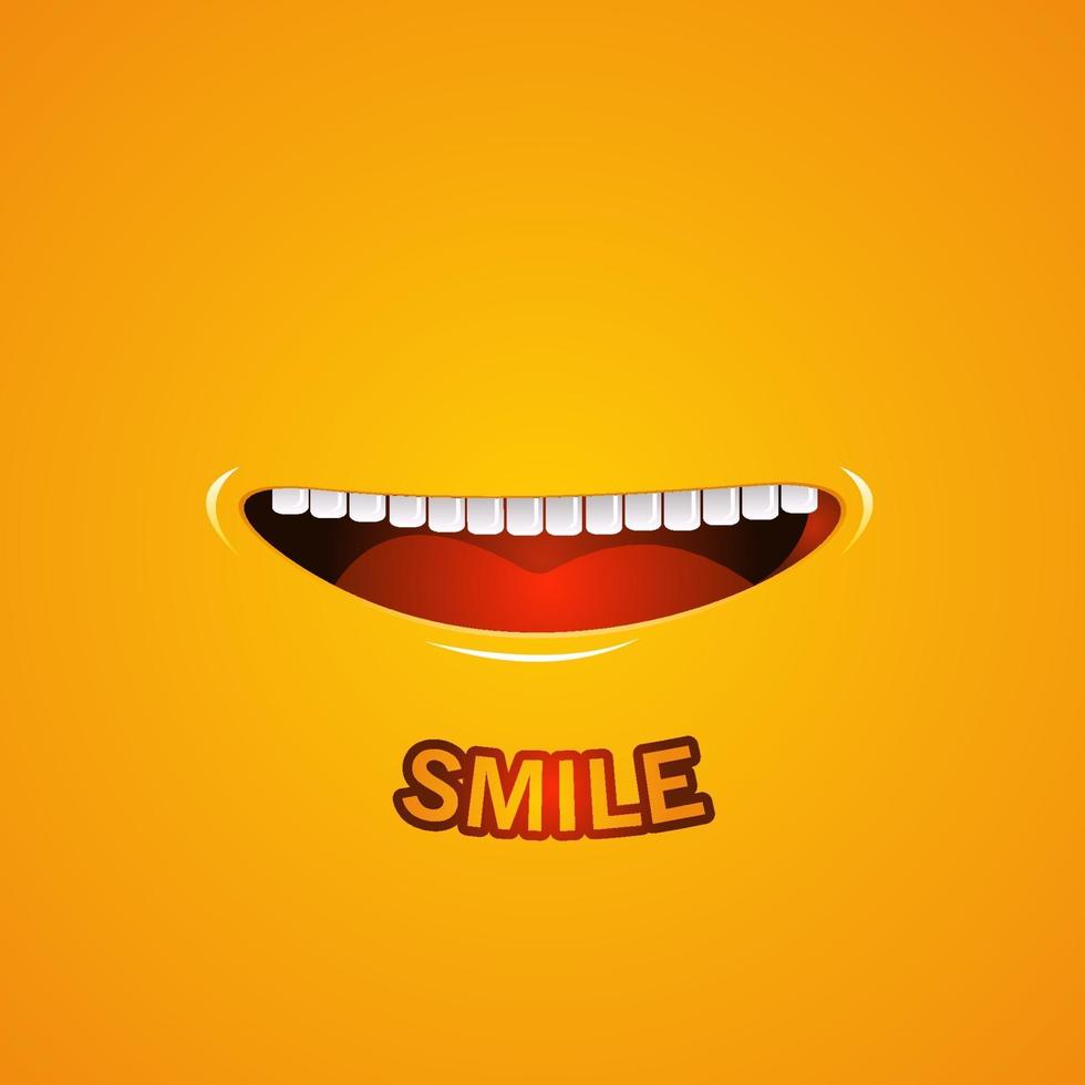 Smile Happiness Design Background vector