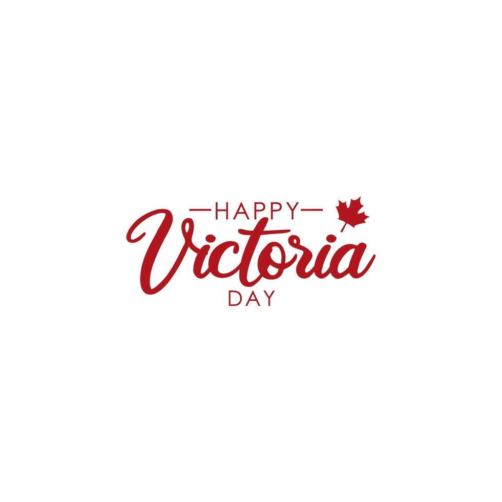 Happy Vectoria Day Banner Design vector