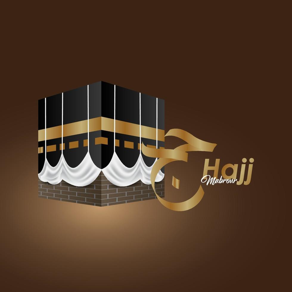 Hajj Mabrour Design Background vector