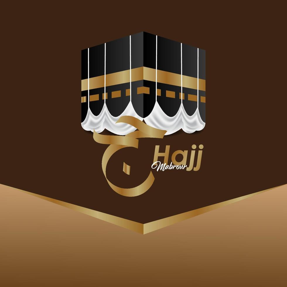 Hajj Mabrour Design Background vector