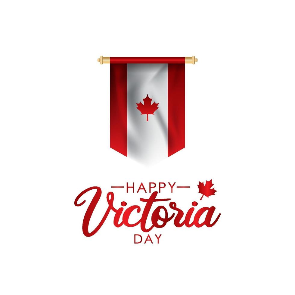 Happy Vectoria Day Banner Design vector