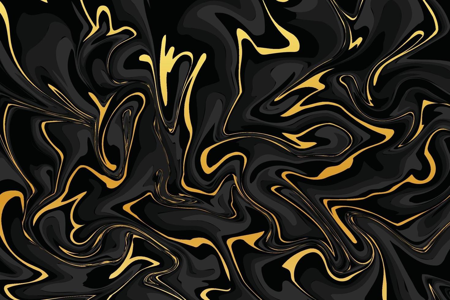 elegante fondo de mármol negro y dorado vector