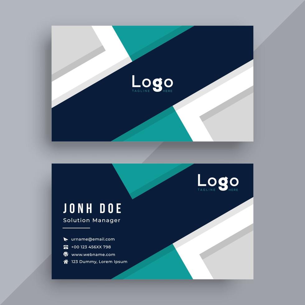 Business card design template vector