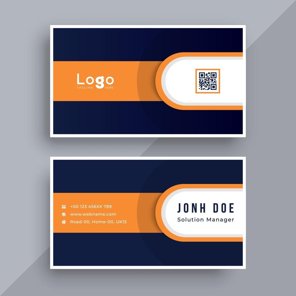 Business card design template vector