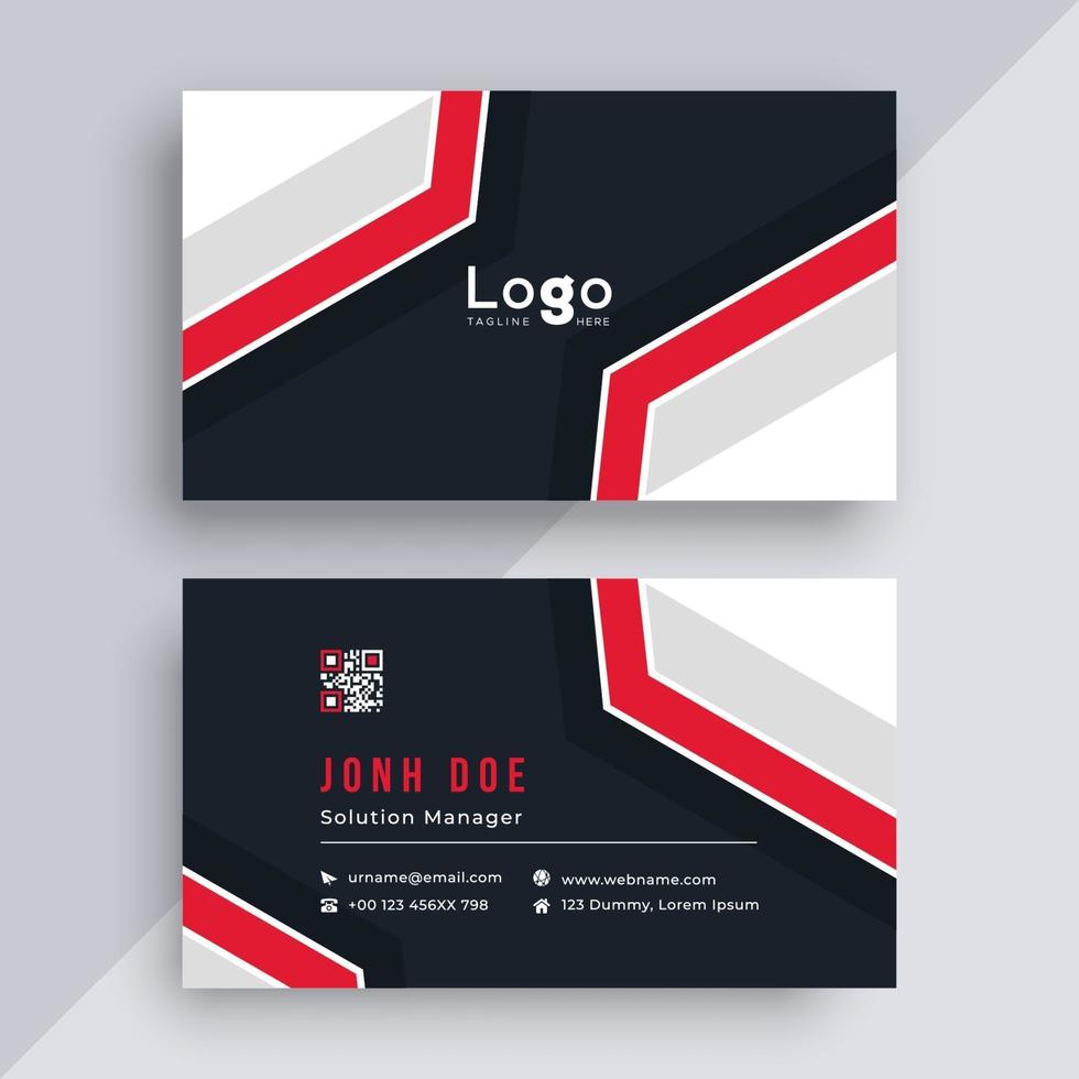 Business card design template vector