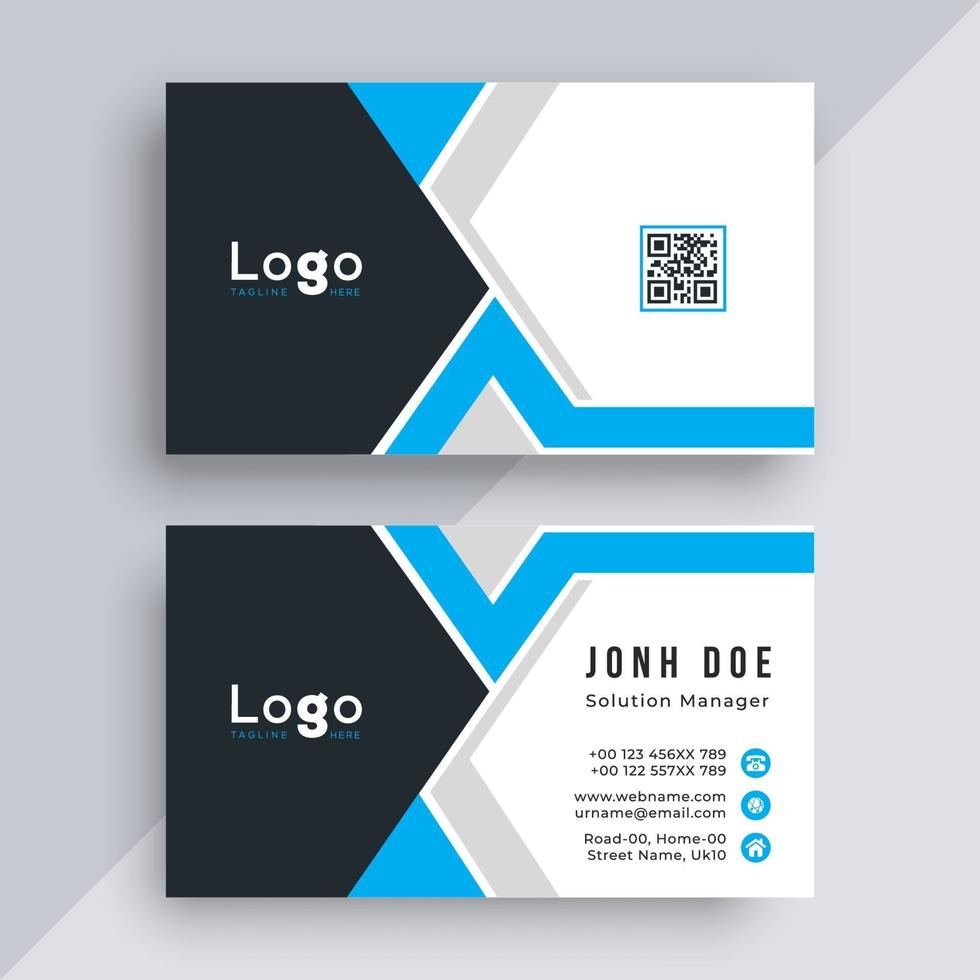 Business card design vector