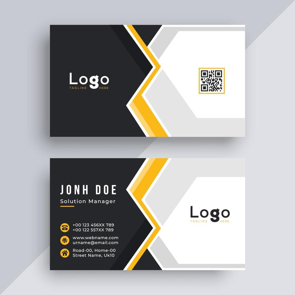 Business card design template vector