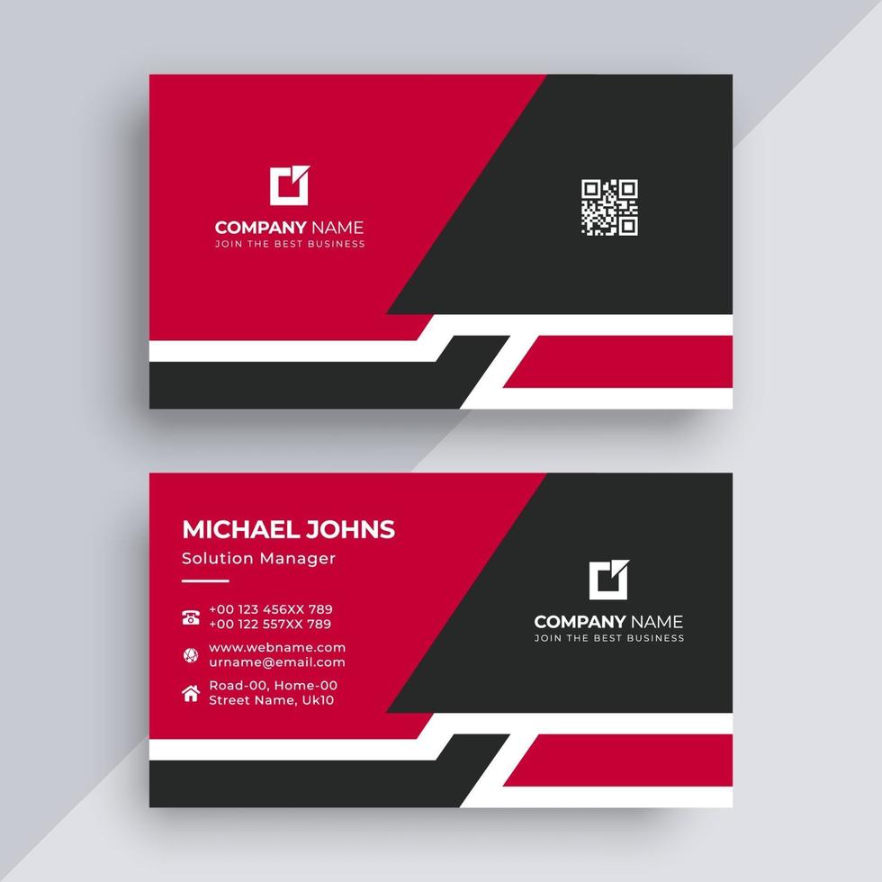 Business card design template vector