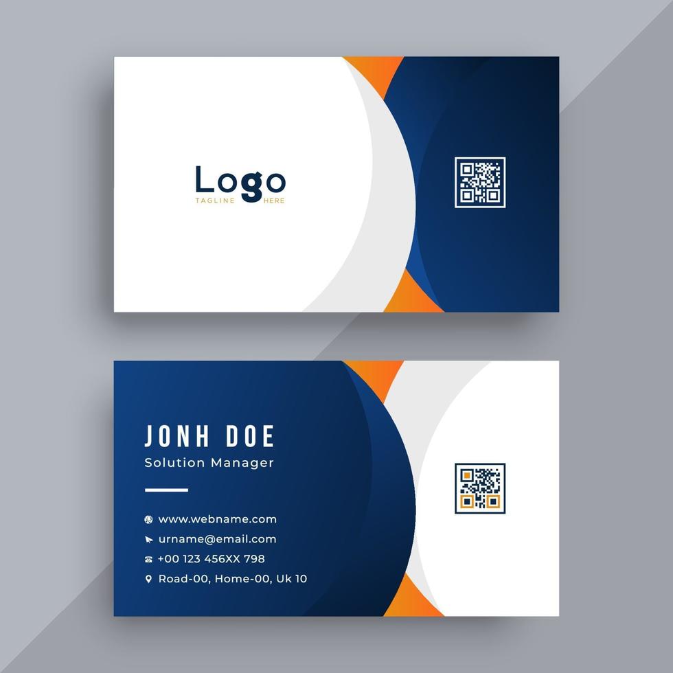 Business card design template vector