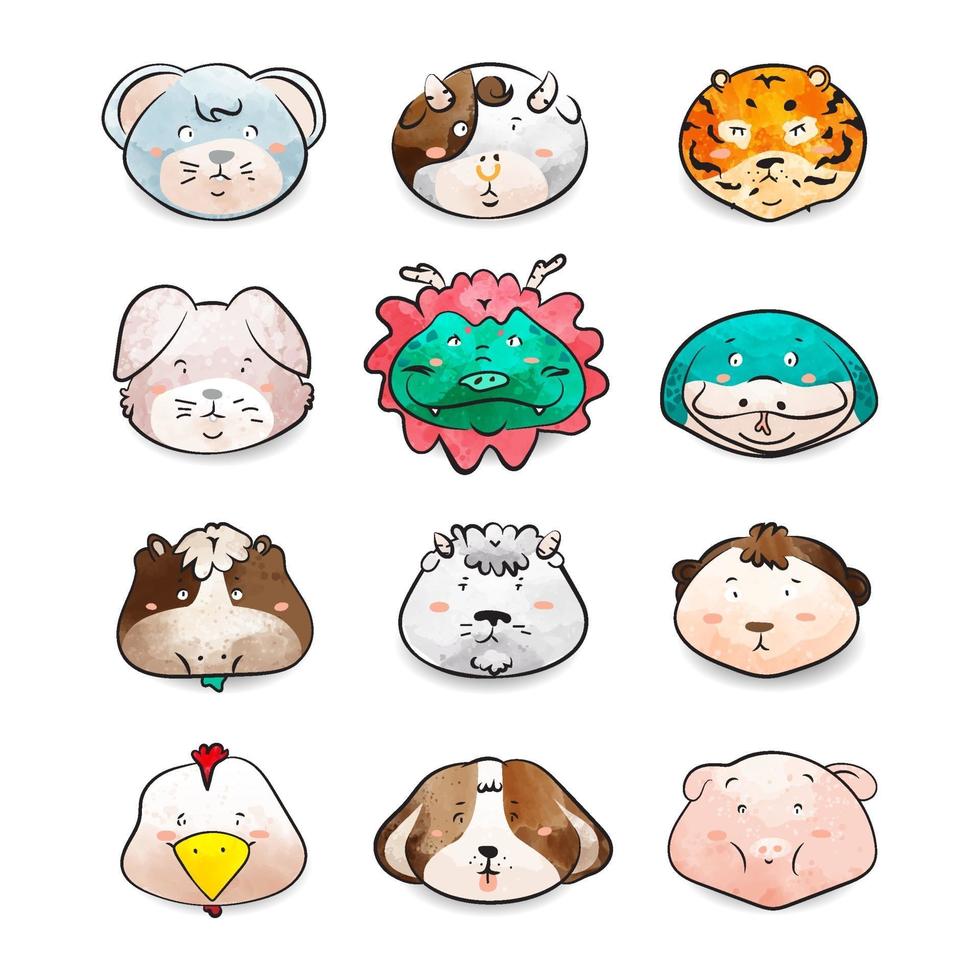 Funny Animal In The Chinese Zodiac 3435526 Vector Art At Vecteezy 2B3 funny-animal-in-the-chinese-zodiac-3435526-vector-art-at-vecteezy-2b3