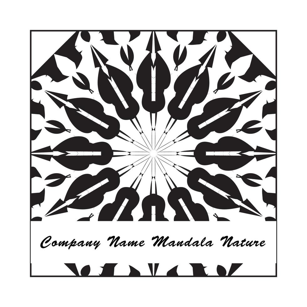 Texture Paper Cut Indian Mandala vector
